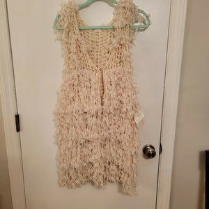 NWT Altar's State Boho Shag Vest Dress Medium
